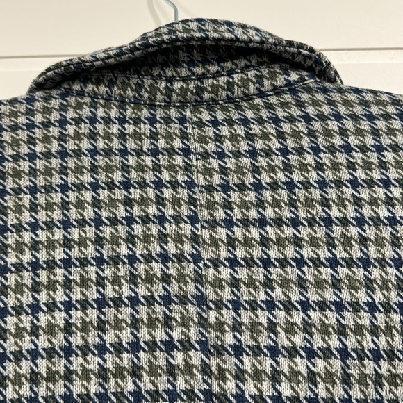 Lands End Houndstooth Fleece Blazer - Picture 5 of 6